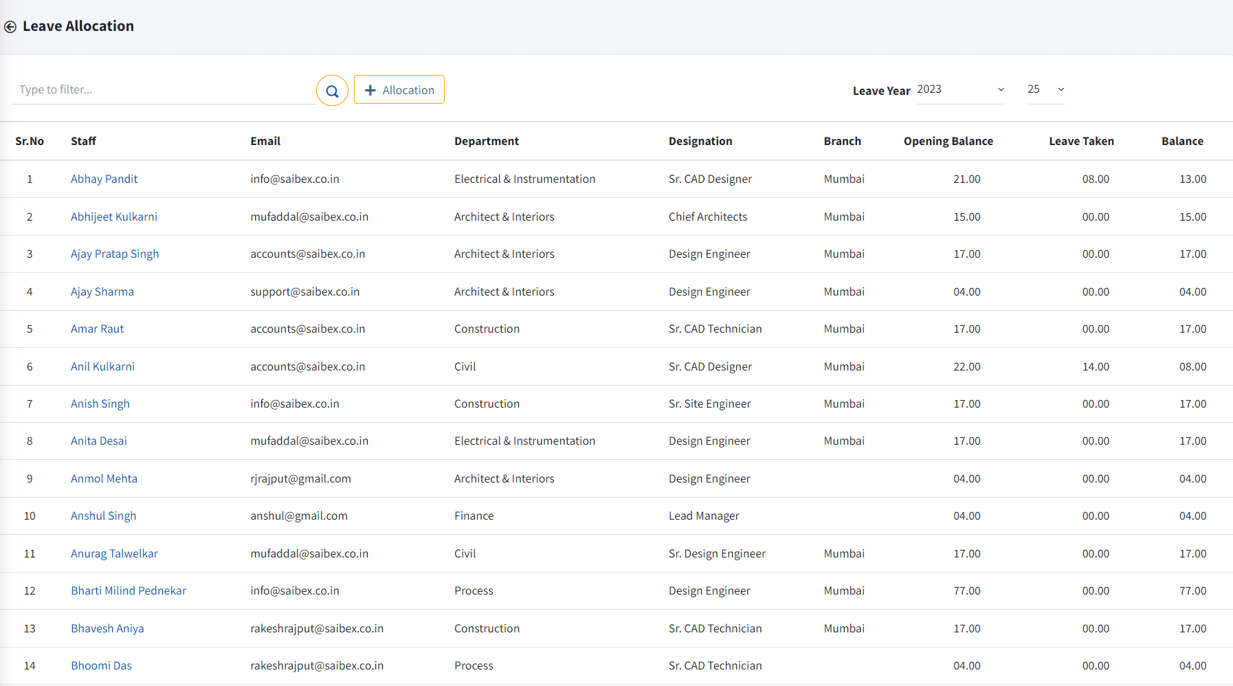 Leave Management Timesheet Software